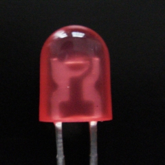 Oval Red LED